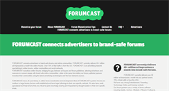 Desktop Screenshot of forumcast.net