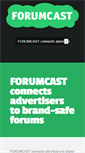 Mobile Screenshot of forumcast.net